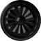 Ekena Millwork Olivia Ceiling Medallion (Fits Canopies up to 2 1/8"), Hand-Painted Jet Black, 7 7/8"OD x 1 1/8"P CM07OLBLF - alternate 1